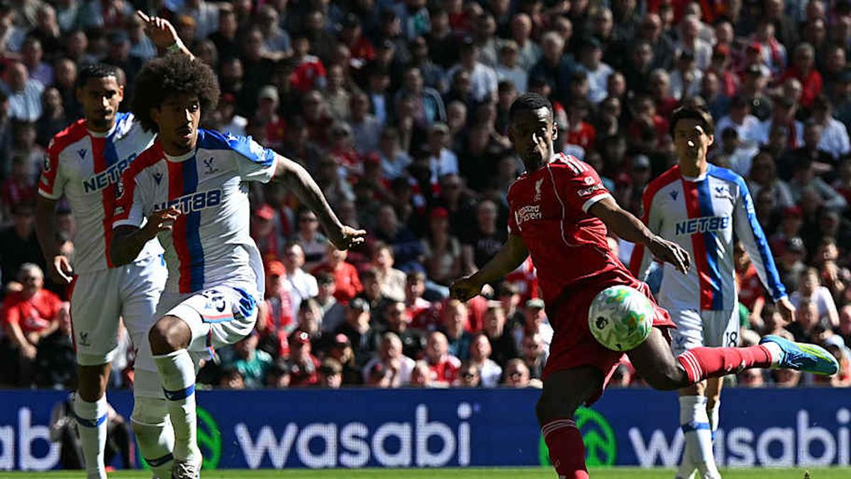 Isak scored his first Premier League goal at Anfield for Liverpool last weekend. | Paul ELLIS/AFP/Getty Images 