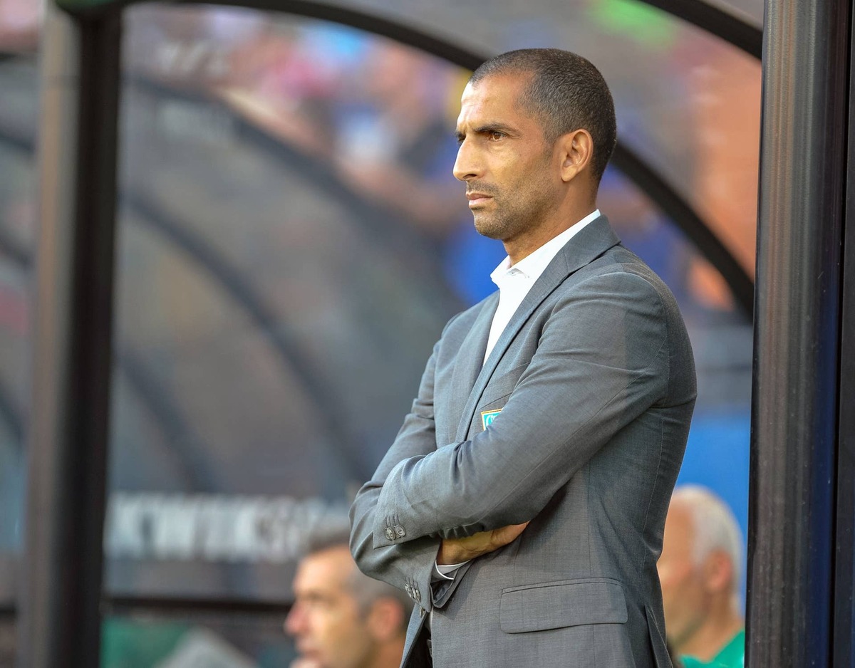  Jun 4, 2014; Frisco, TX, USA; Ivory Coast head coach Sabri Lamouchi before the game against El Salvador at Toyota Stadium. Ivory Coast defeats El Salvador 2-1. Mandatory Credit: Jerome Miron-USA TODAY Sports 