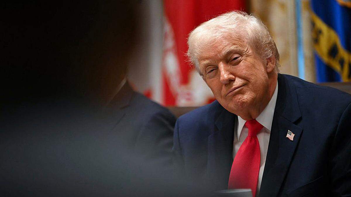 President Donald Trump looks on during a Cabinet meeting at the White House in Washington on Dec. 2, 2025.
