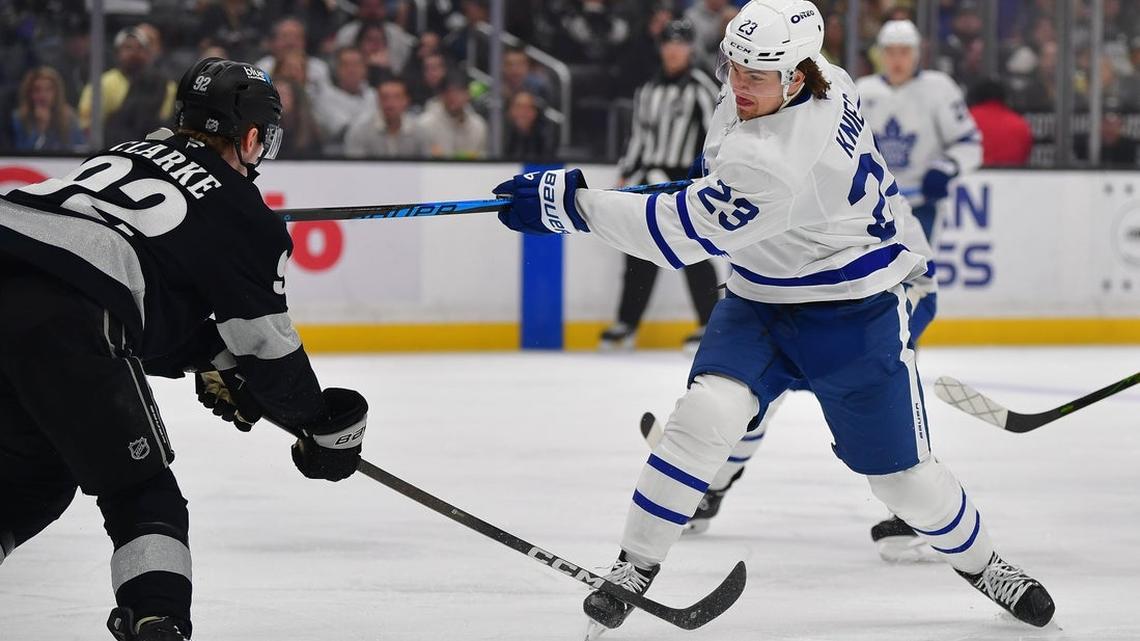 Quinton Byfield scores OT winner as Kings down Maple Leafs