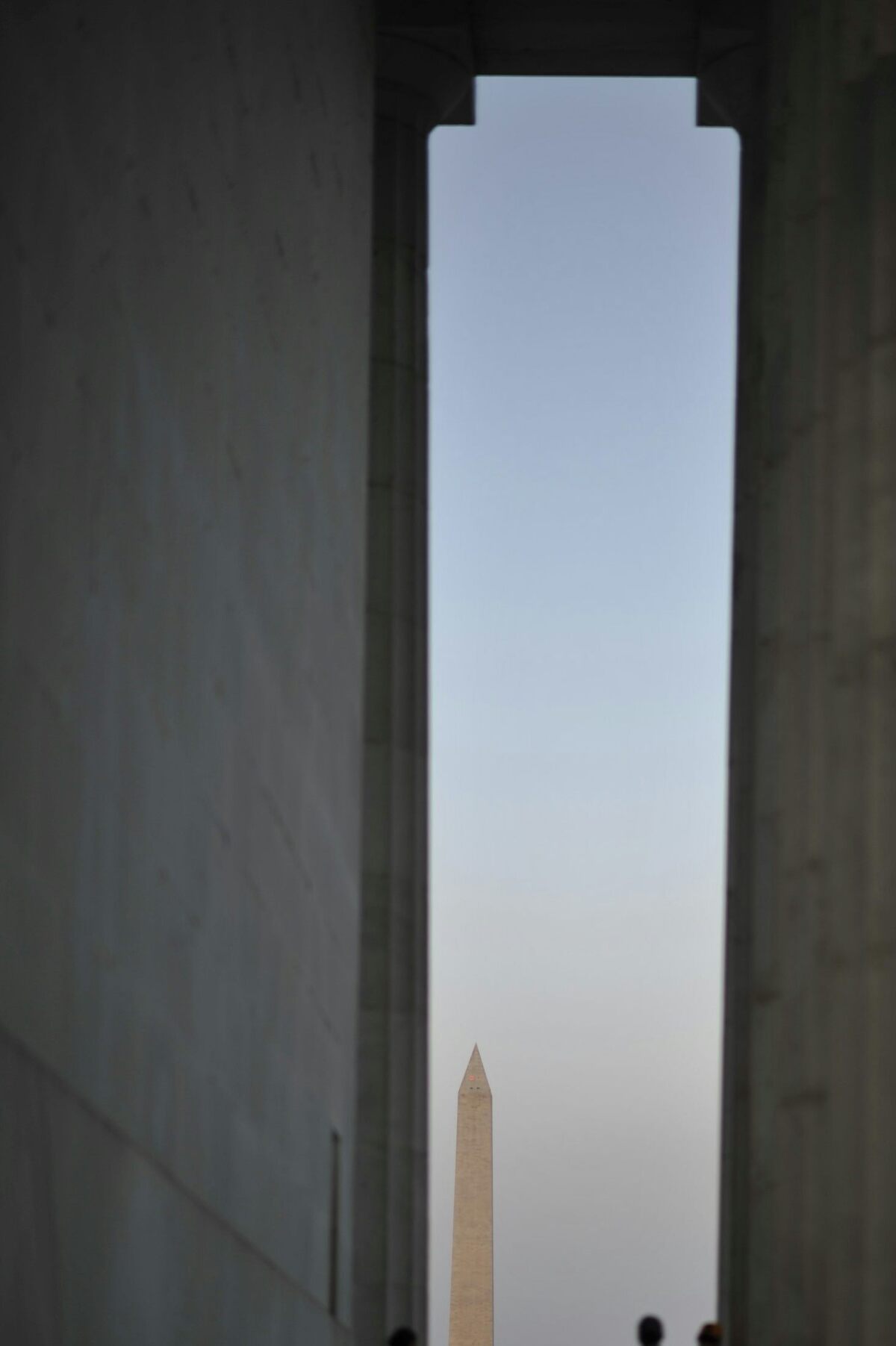  The view from the Lincoln Memorial on Aug. 8, 2011, in Washington, D.C. Mladen Antonov/AFP via Getty Images 