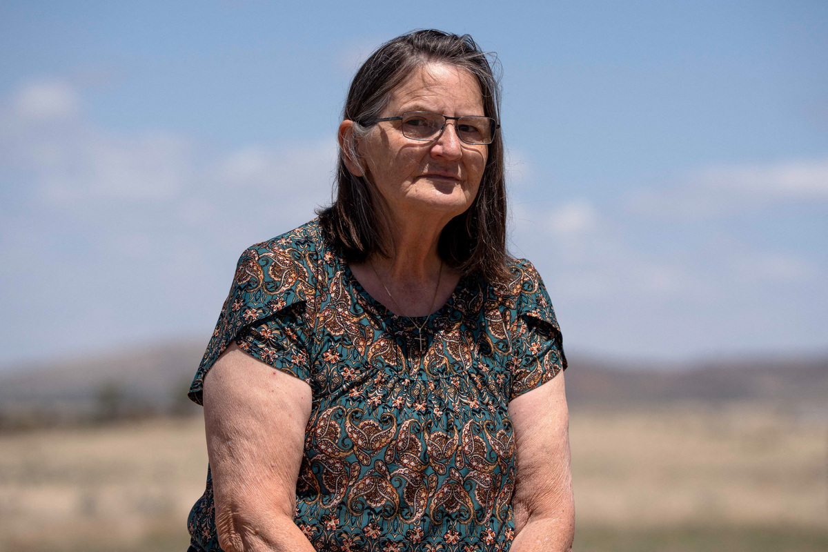 FILE PHOTO: Joyce Kenney sits for a portrait at her home in Prescott Valley, Arizona, U.S., May 14, 2025. REUTERS/Rebecca Noble/File Photo