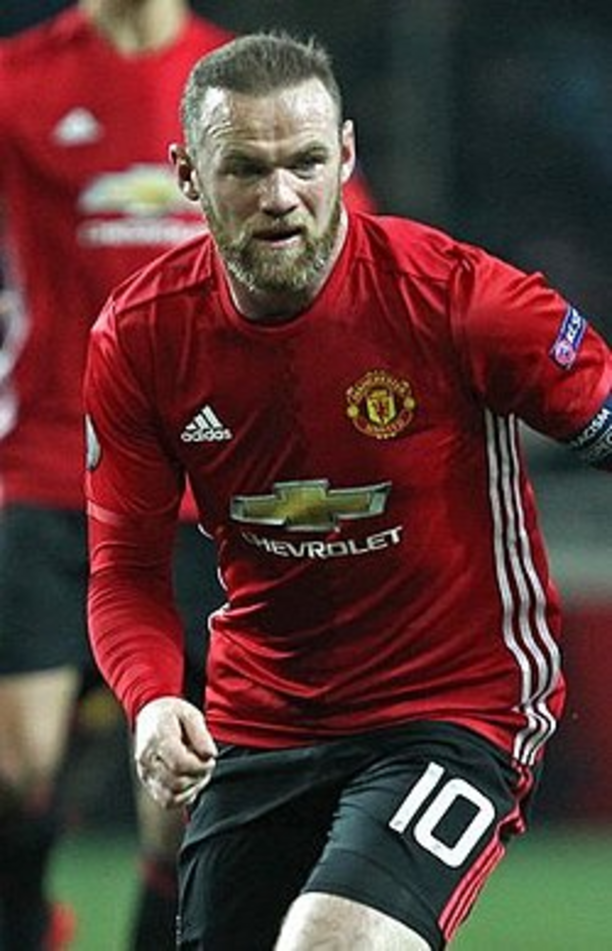  Wayne Rooney playing for Manchester United in 2016. (Wikimedia Commons) 