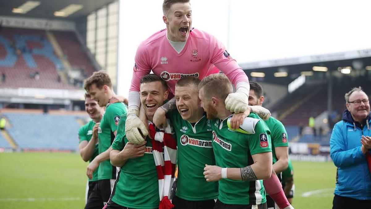  Lincoln City were a non-league side in 2017. | IMAGO/Colorsport 