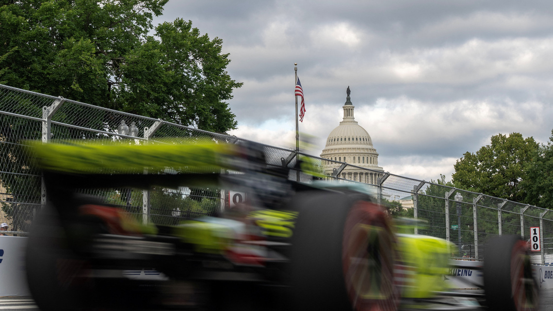 Trump caps summer of US 250th birthday with auto race through Washington 