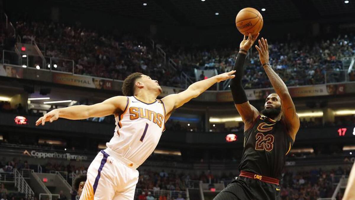  LeBron James had a triple double the last time in played in Phoenix. Cavaliers Vs Suns | USA TODAY Network via Reuters Connect 