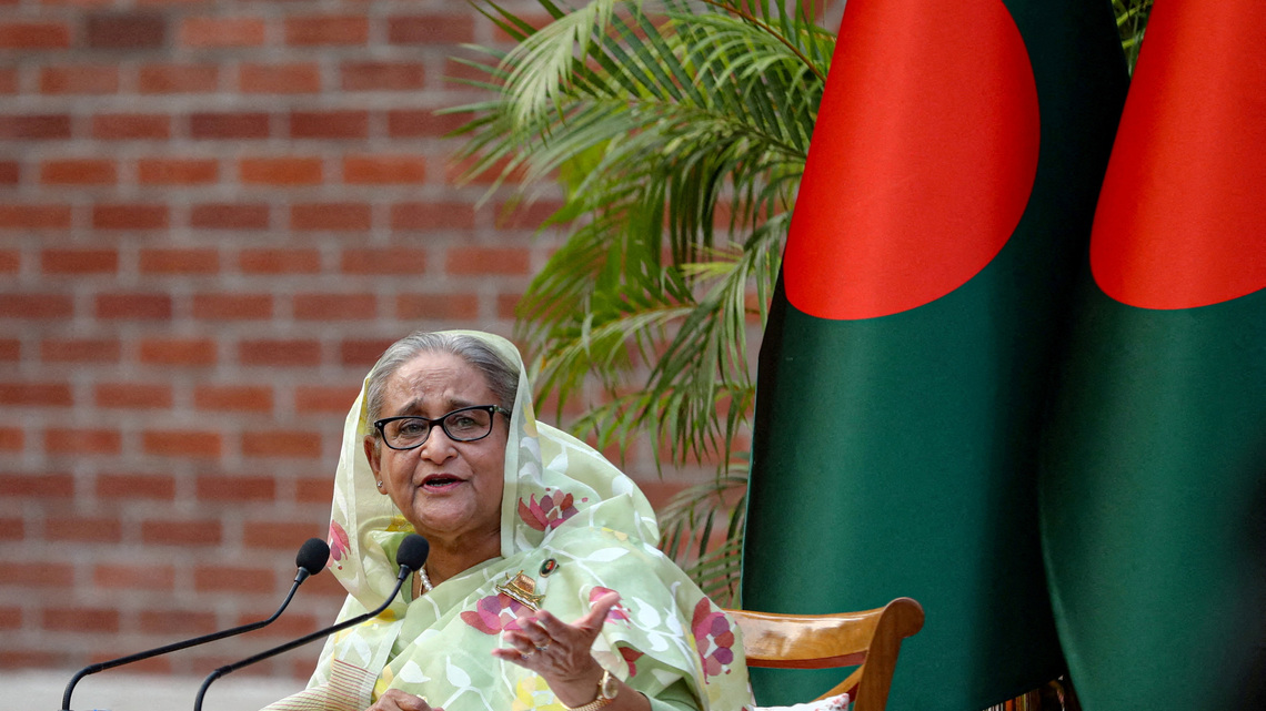 Bangladesh ex-PM Hasina says ban on her party should be lifted 