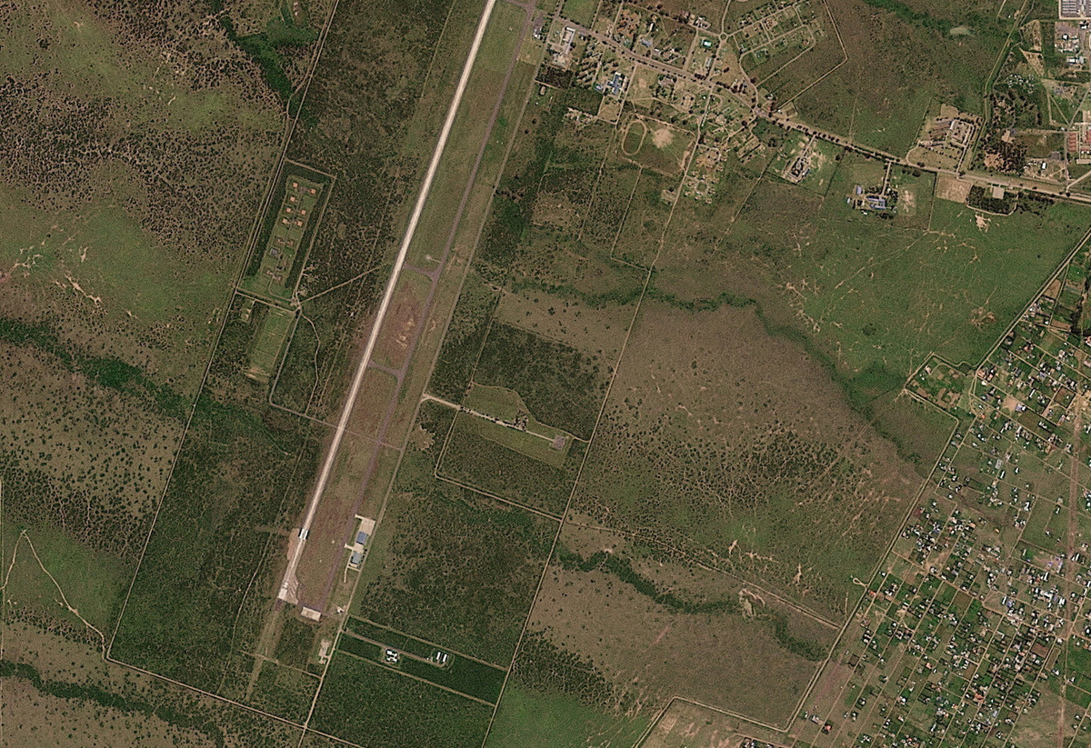 A satellite image shows the Laikipia Air Base before the start of new construction, in Laikipia County, Kenya May 25, 2026. 2026 Planet Labs PBC/Handout via REUTERS