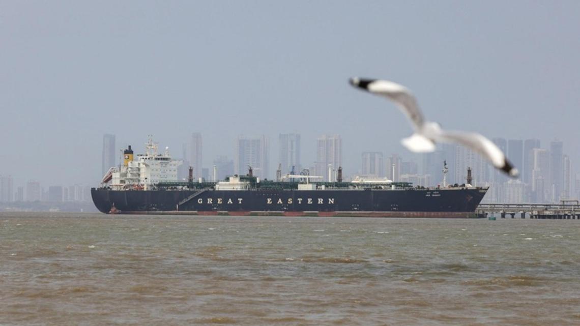 Beijing criticized the United States on Tuesday over its military blockade of Iranian ports, calling it "dangerous and irresponsible" and warning that disregarding international law was to risk the world "regressing to the law of the jungle." File photo by Divyakant Solanki/EPA