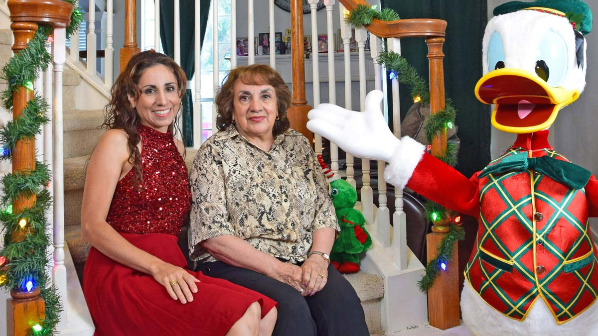 From left to right, Jennifer Barbour and her mother Martha Avila. Avila, 76, died on Friday, June 19, 2026 after a Tesla drove into her home in Kathy, Texas.