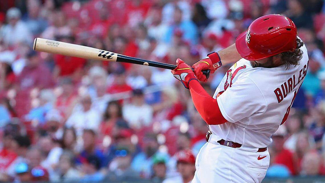 Burleson drives in three as Cardinals prevent sweep by Rangers