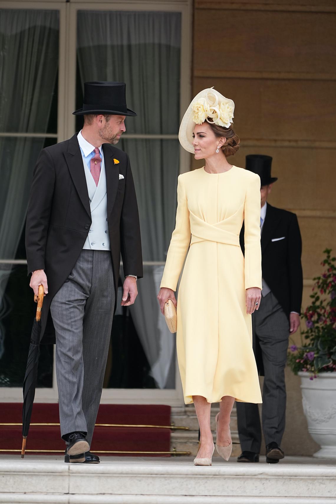 Top of the Morning Prince William also dressed to the nines at the event, as he sported a tall top hat and walked with a cane. Aaron Chown/PA Wire