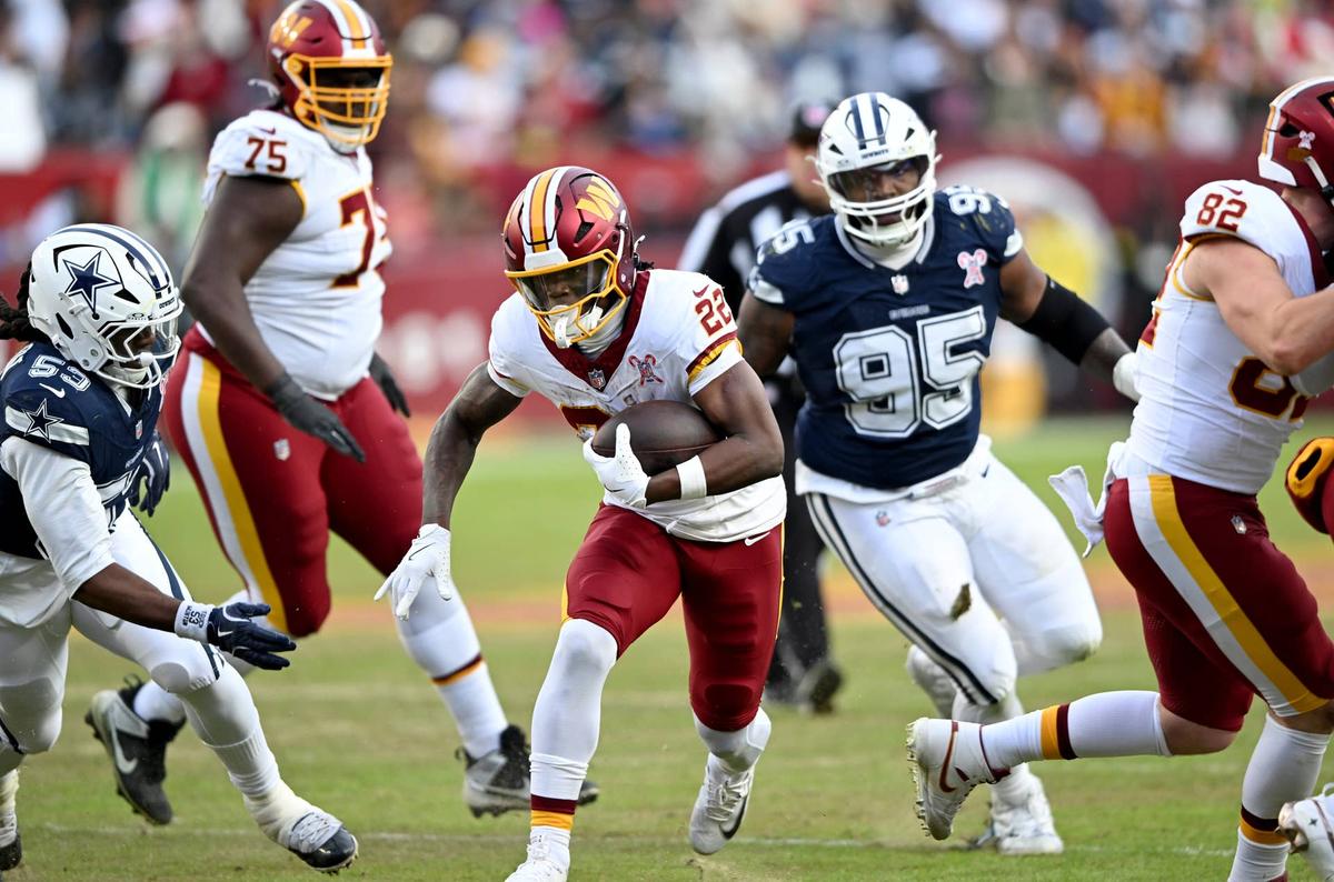  Second-year running back Jacorey Croskey-Merritt is looking to have a bigger role this season. 