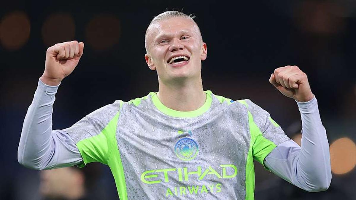  Erling Haaland has endured bursts of scoring form. | James Gill-Danehouse/Getty Images 