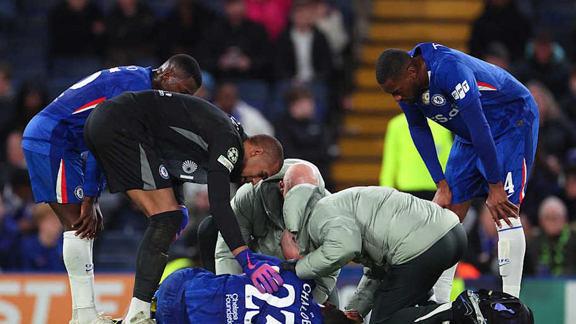  Trevoh Chalobah (prone) has been sidelined since mid-March. | Marc Atkins/Getty Images 