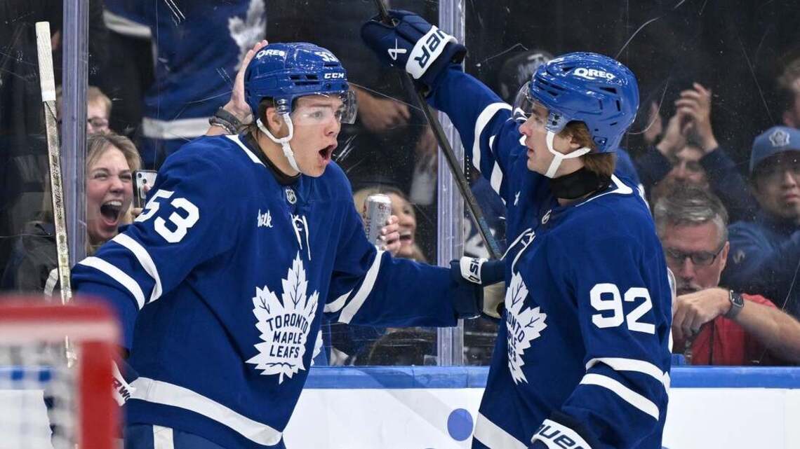 Leafs fend off Islanders for coach Jim Hiller's first win 