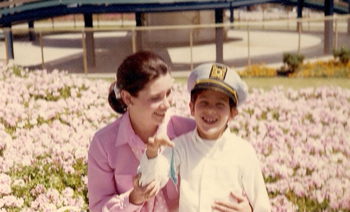 Elinor Donahue with a young Peter K. AckermanCourtesy Peter K. Ackerman