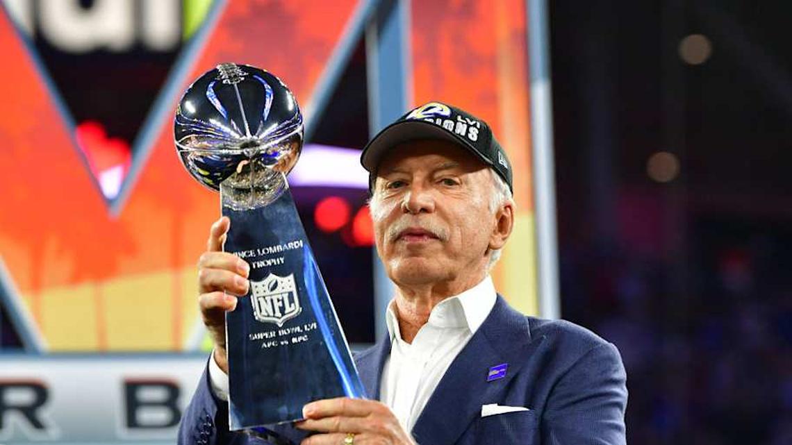  Arsenal owner Stan Kronke also owns the Los Angeles Rams NFL Franchise. | Frederic J. Brown/AFP/Getty Images 