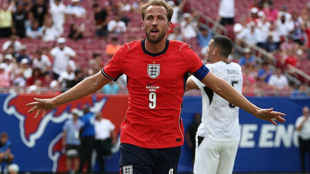  Harry Kane scored 61 goals for Bayern Munich last season. | Peter Joneleit/Icon Sportswire/Getty Images 