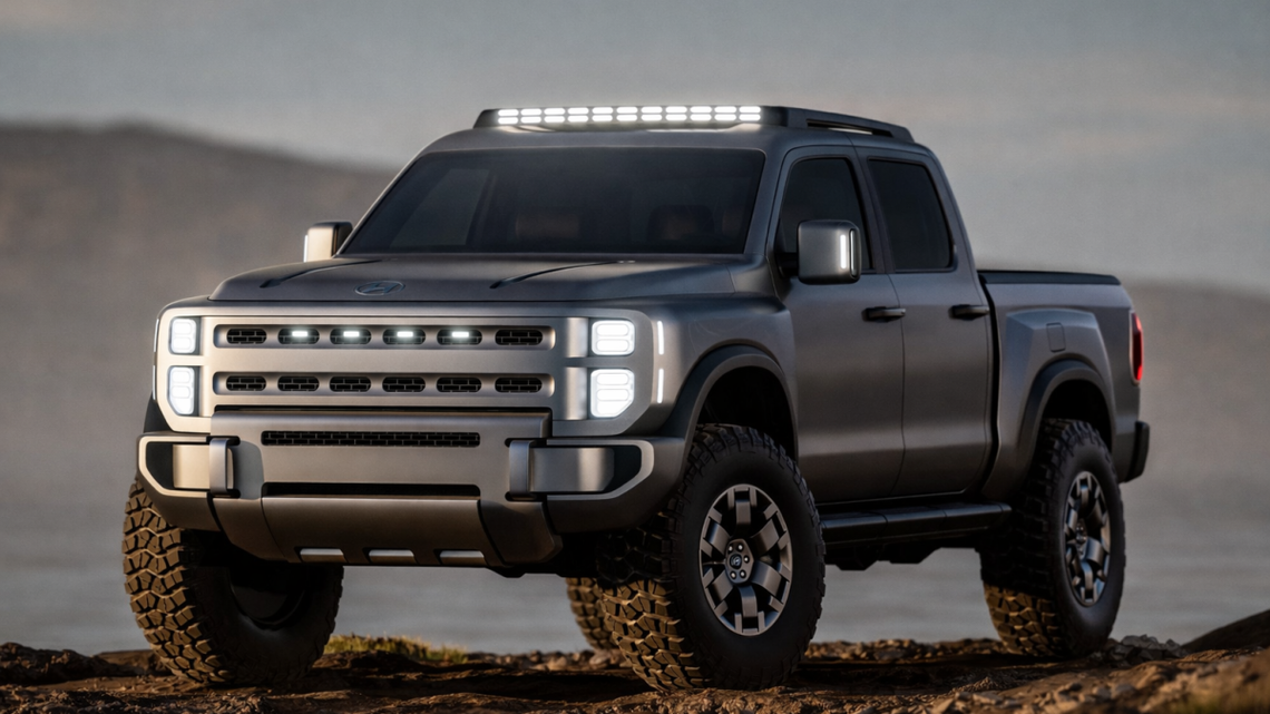 Hyundai Boulder Truck Looks Like a Proper Toyota Tacoma Challenger 