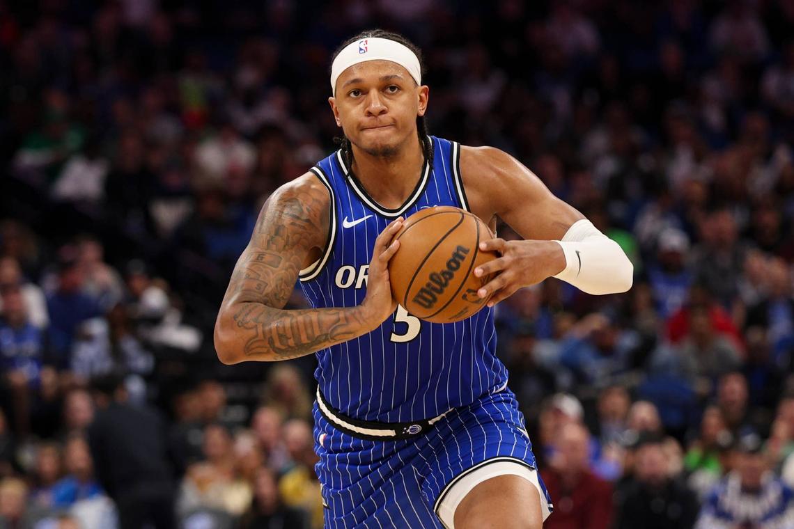  Orlando Magic forward Paolo Banchero (5) © Nathan Ray Seebeck-Imagn Images 
