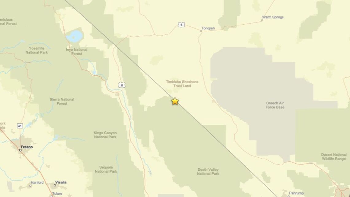 Update: 2.0 magnitude earthquake shakes near Silver Peak, NV on Sept. 22 