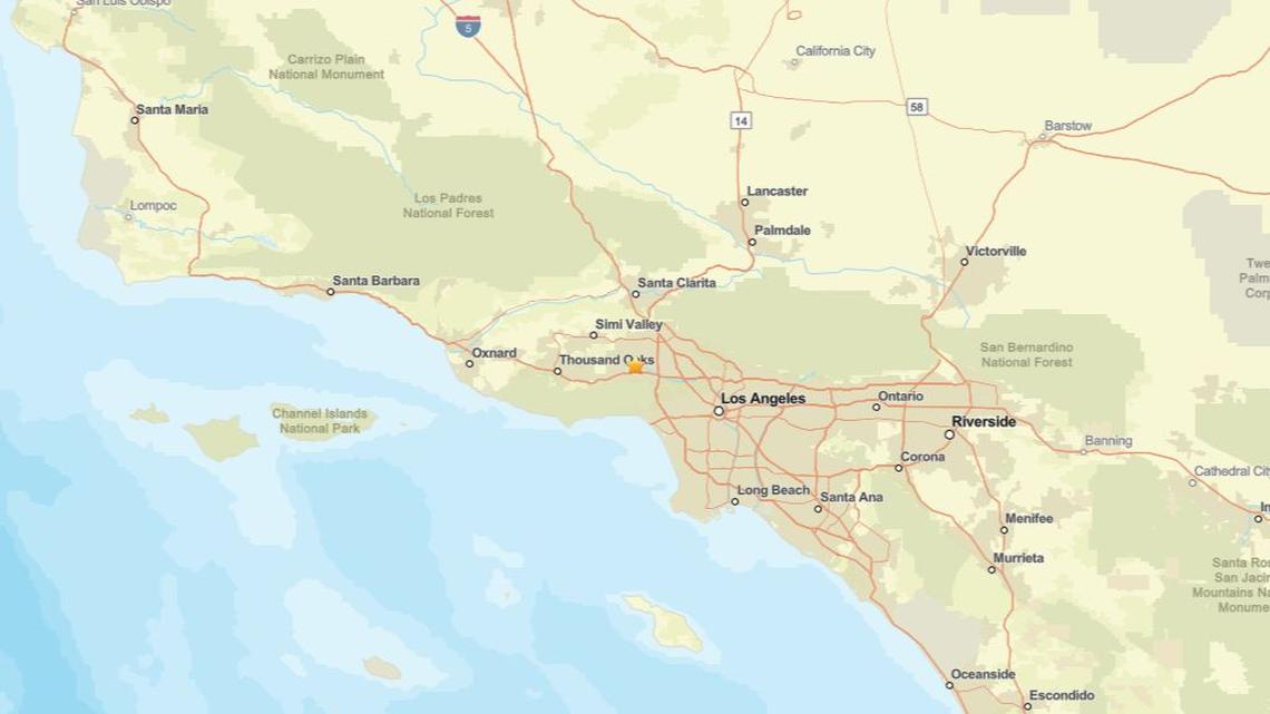 Update: Seismic activity on April 17 - 2.1 magnitude earthquake near Tarzana, CA detected 