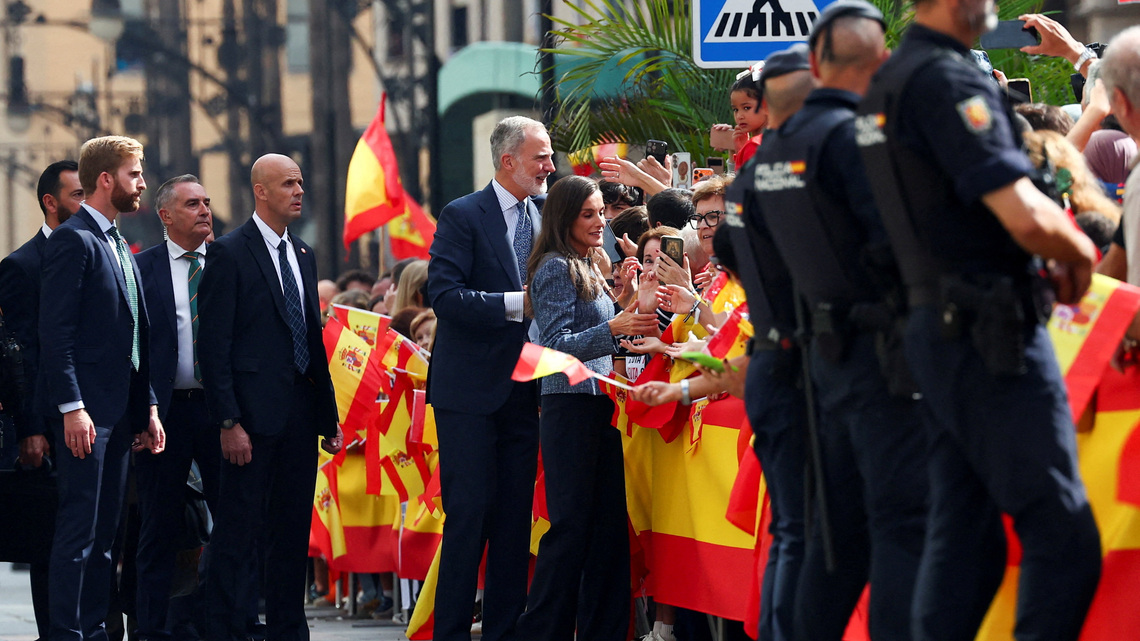 Spain's royals visit Ceuta enclave amid friction with Morocco after border surge 
