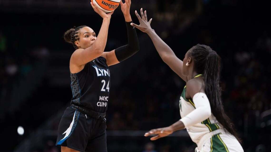 Napheesa Collier scores 24 in season debut as Lynx beat Storm 