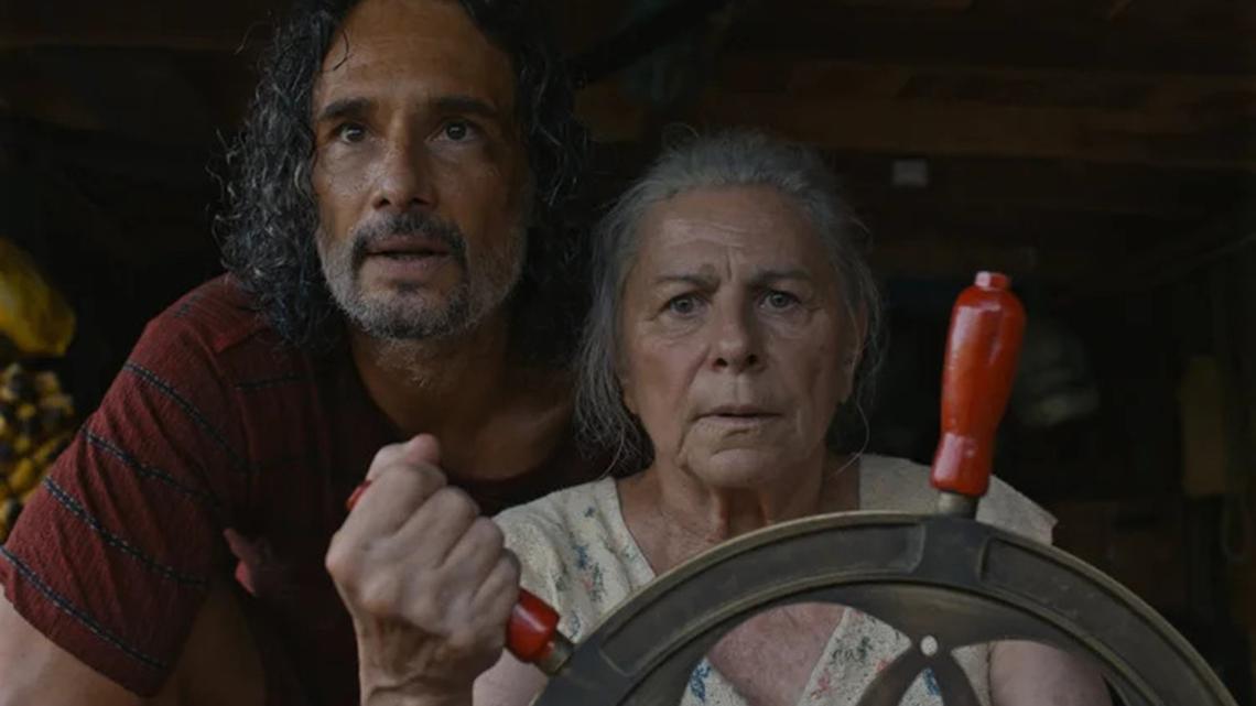 Review: Imagination beats budget in 'The Blue Trail,' a scrappy sci-fi dystopia about an elder on the run 