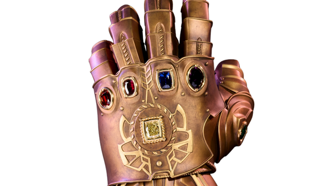 Infinity Gauntlet replica with real gems worth $25 million