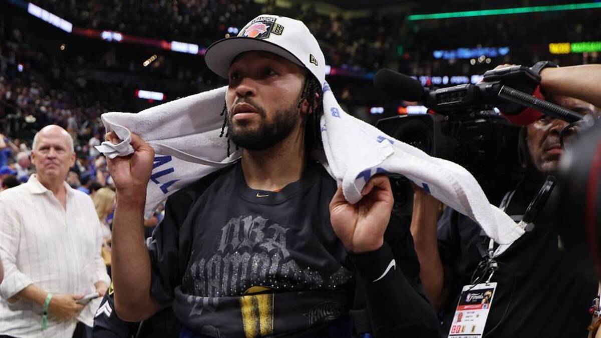  Jalen Brunson won NBA Finals MVP after leading the Knicks to a five-game win over the Spurs. | Geoff Burke-Imagn Images 
