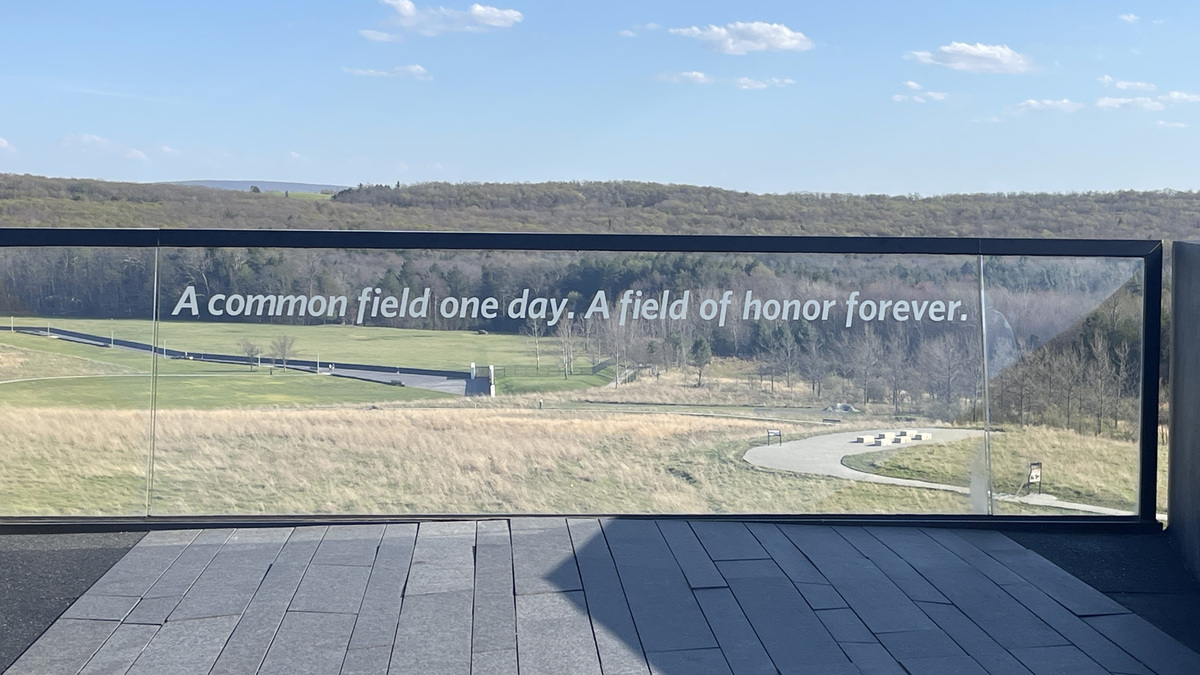 Flight 93 National Memorial, where America fought terrorism