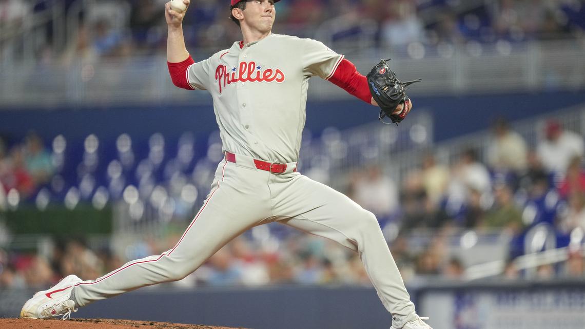 Phillies' 4-game win streak come to an end in a shutout loss to Marlins 
