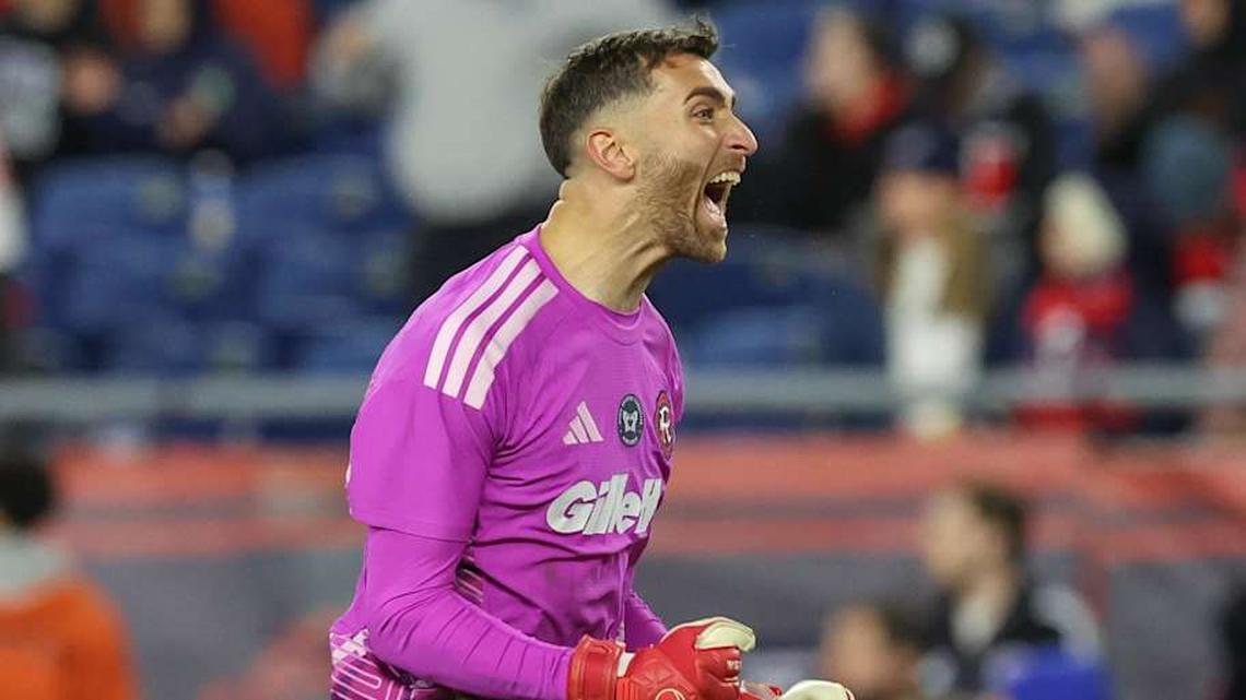  Matt Turner has hit outstanding form with the New England Revolution. | Paul Rutherford-Imagn Images 