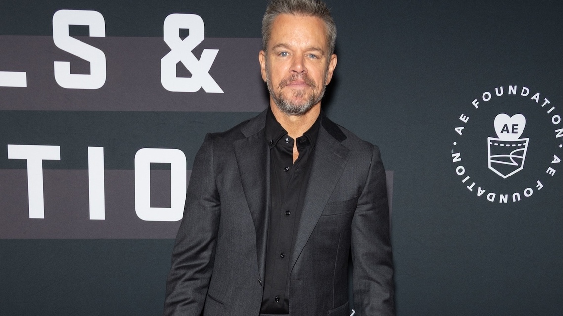Matt Damon Goes on a Dream Date With a Pup Named Betsy 