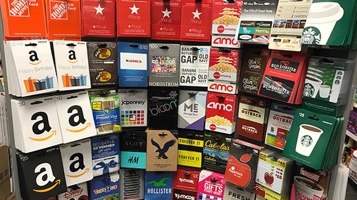 A secret shopper scam involves sending gift cards.