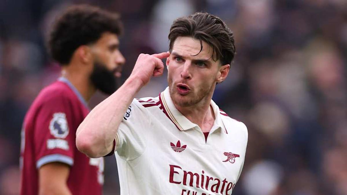  Declan Rice's actions were also under review. | Marc Atkins/Getty Images 
