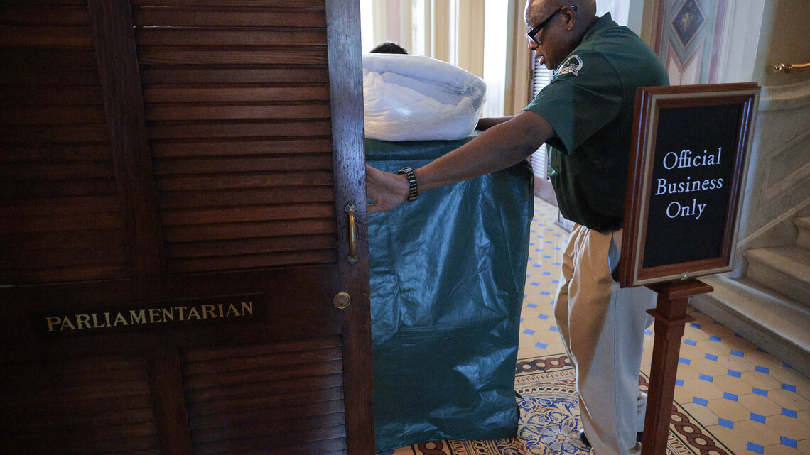 Partisan blame game falls on the Senate parliamentarian ... again 