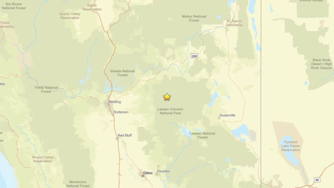 Update: June 6 - 2.5 magnitude earthquake registered near Old Station, CA 