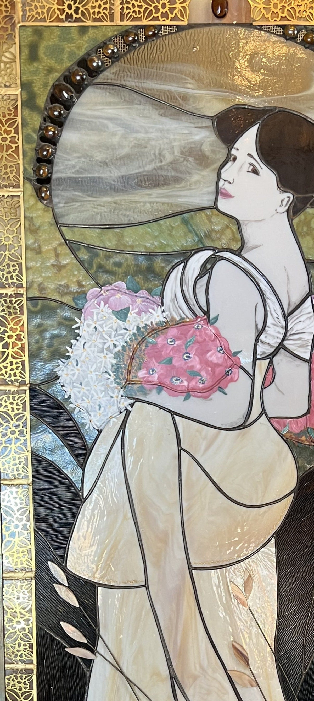 Tiffany stained-glass window rescued from Akron church fire gets