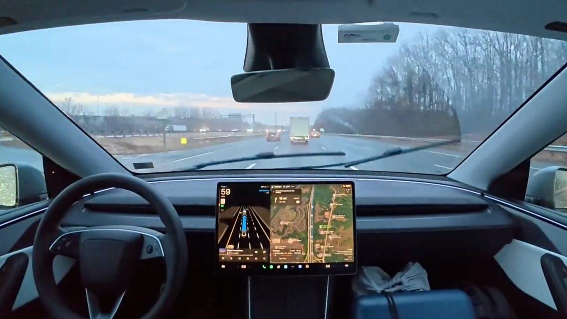 Tesla Model Y Running FSD Completes 415-Mile Drive with Zero Human Interventions 