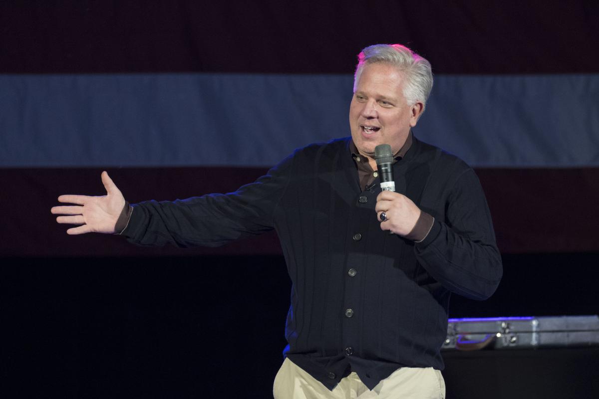 Conservative talk radio host Glenn Beck.