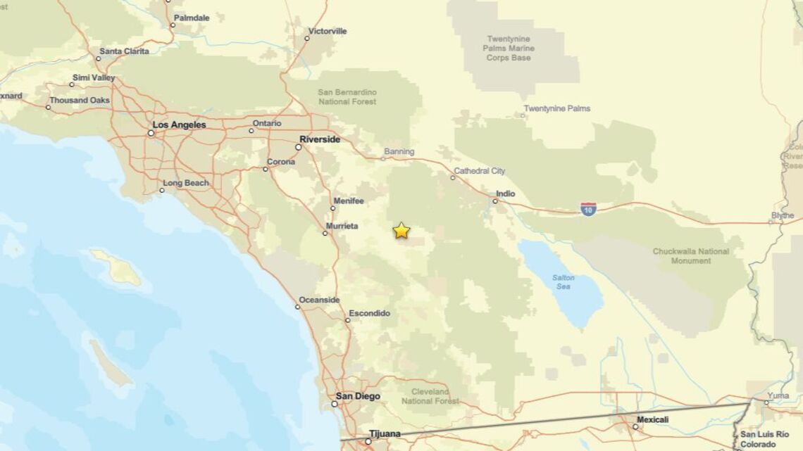 Update: Seismic activity on Oct. 9 - 2.3 magnitude earthquake close to Anza, CA detected 