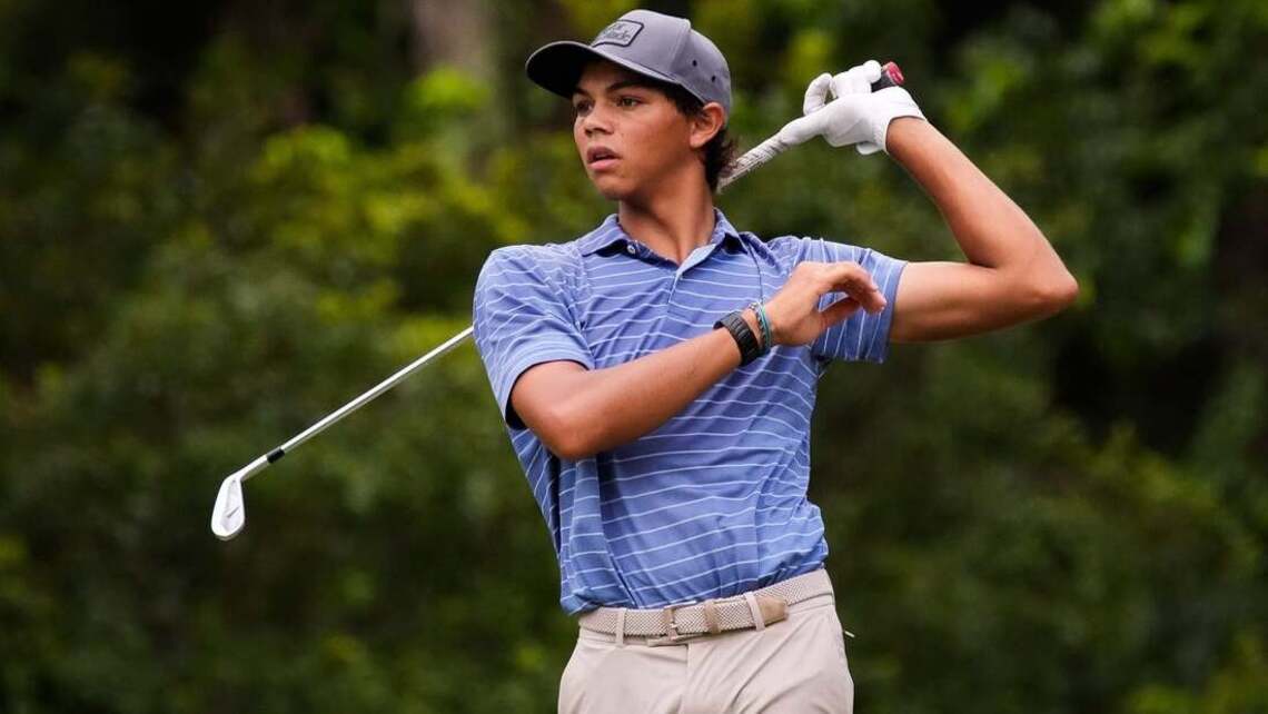 Charlie Woods still 4 back at Junior Players after second-round 73 