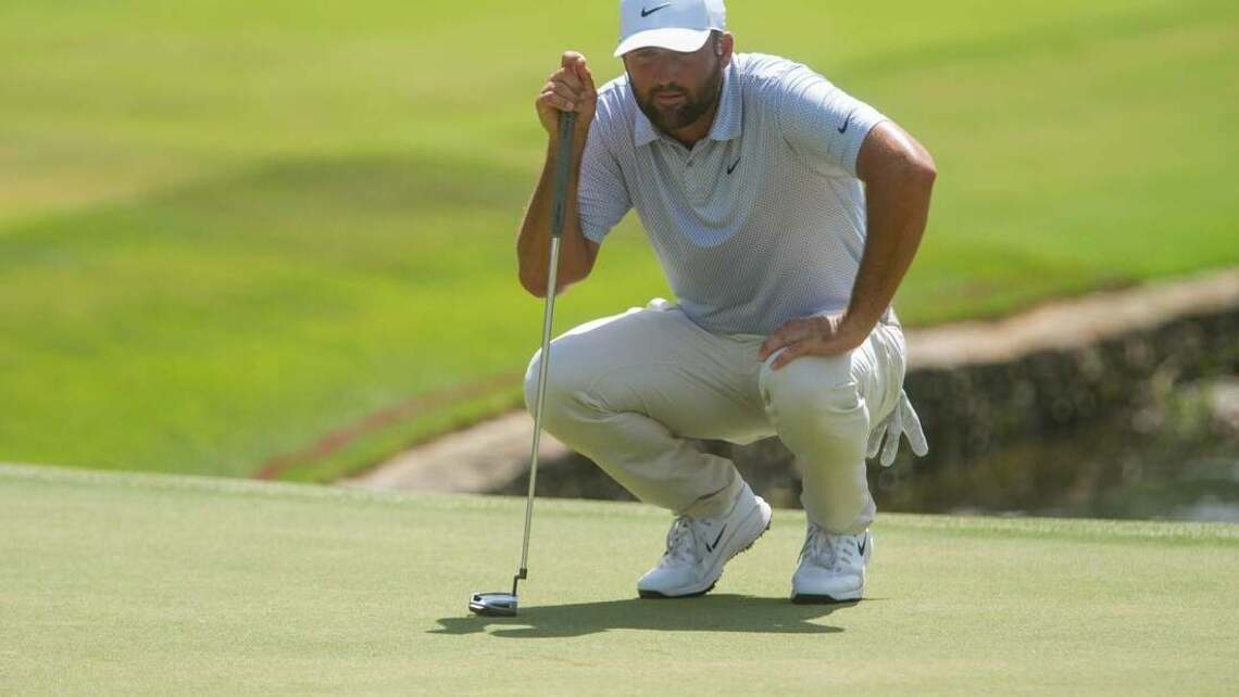 Scottie Scheffler holds 2-shot lead with round to play at FedEx St. Jude 
