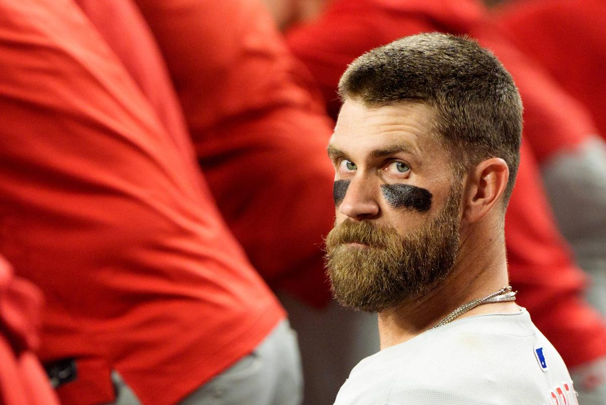  Philadelphia Phillies infielder Bryce Harper (3) © Allan Henry-Imagn Images