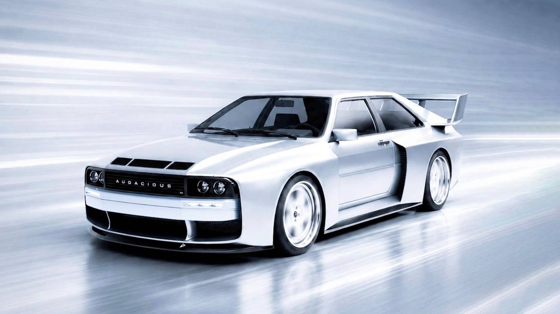 This Audi Quattro Restomod Swaps Its Famous Five-Cylinder for a 10,000-RPM V8 