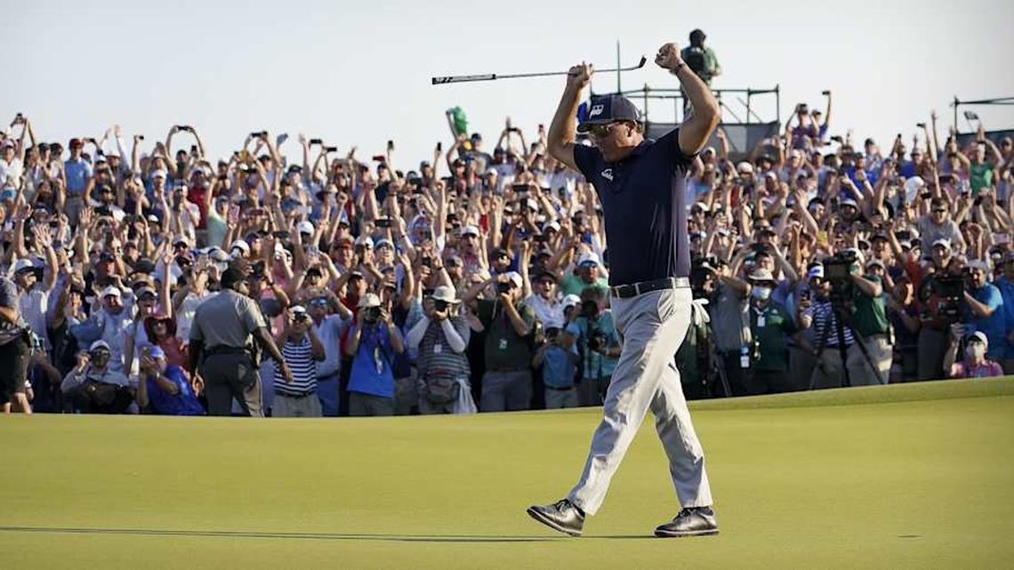  Mickelson's triumph at Kiawah marked the last time a player joined the six-major club. | David Yeazell-Imagn Images 