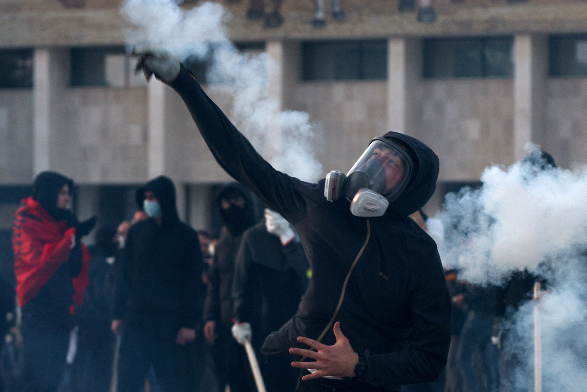 Fresh protests in Tirana, despite new measures to curb unrest | San ...